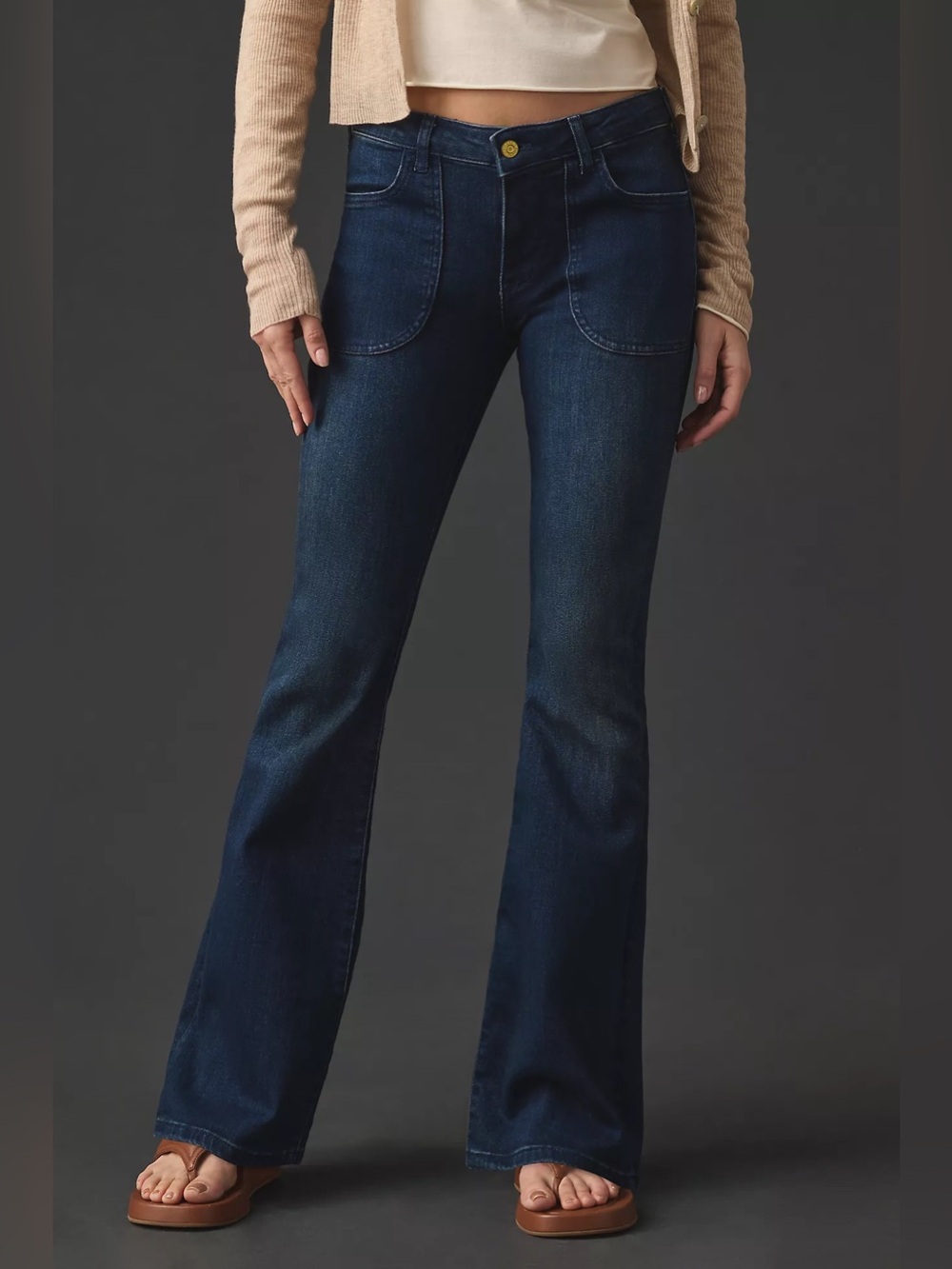 NEW Pilcro Anthropologie Flare Jeans Sz 32